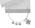 Colon Cancer Awareness Heart Charm Retractable Bracelets The Awareness Company