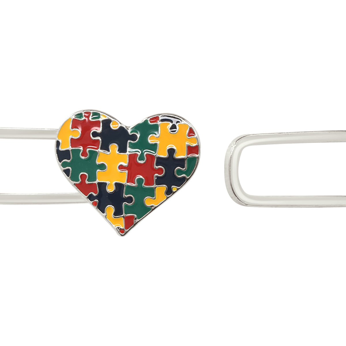 Colored Puzzle Heart Autism Awareness Bangle Bracelets The Awareness Company