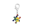 Colored Puzzle Piece Autism Awareness Hanging Charms The Awareness Company