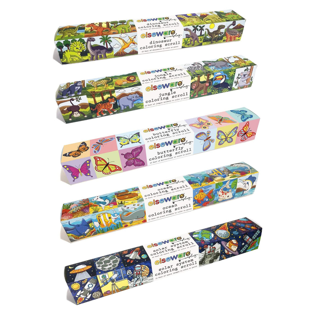 Coloring Scrolls – 10 ft – Adhesive Back elseware unplug