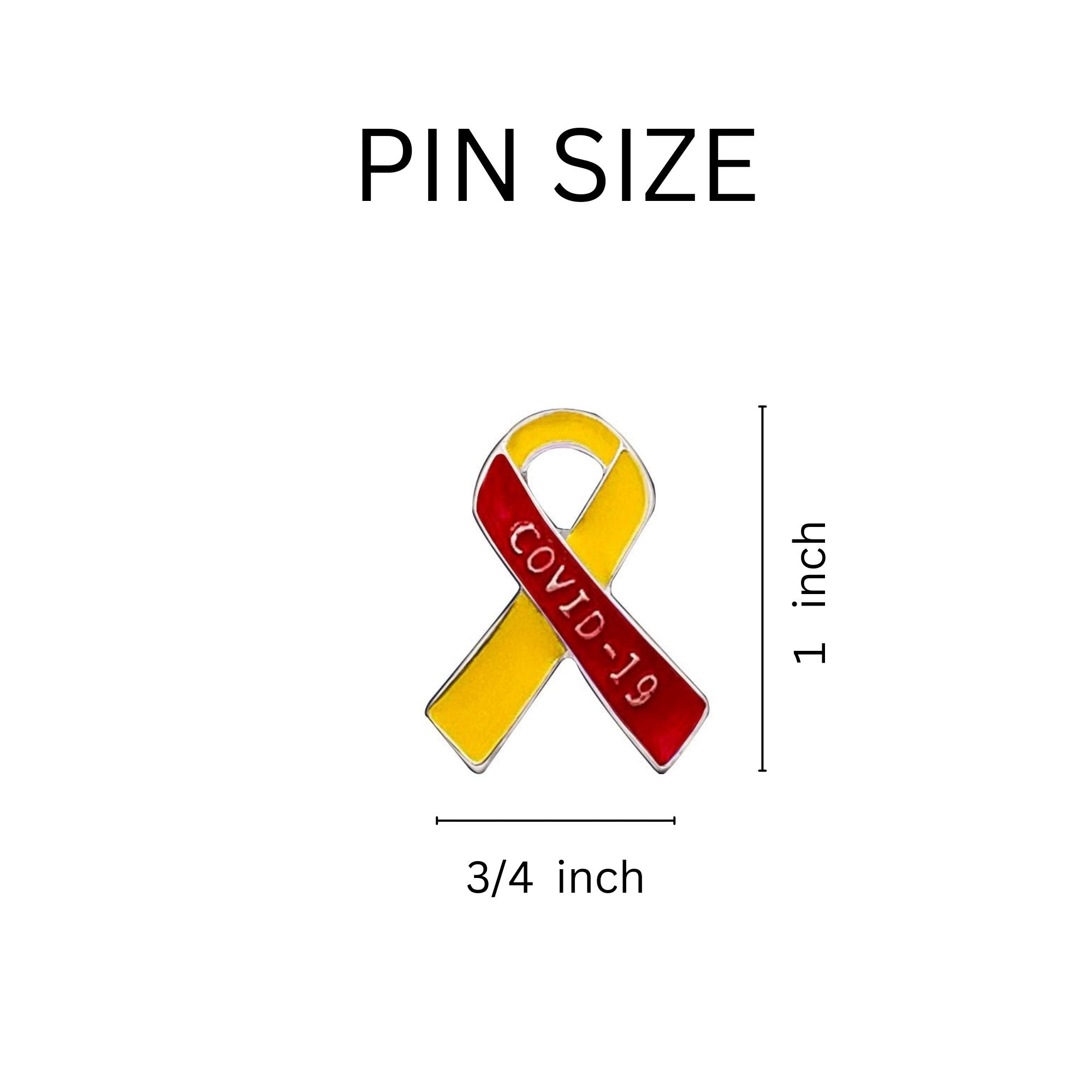 Covid 19 Ribbon Pins The Awareness Company