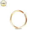 14Kt. Rose Gold Seamless Ring Fashion Hut Jewelry