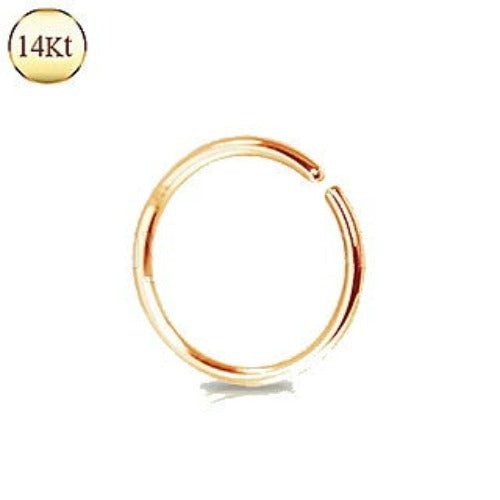 14Kt. Rose Gold Seamless Ring Fashion Hut Jewelry
