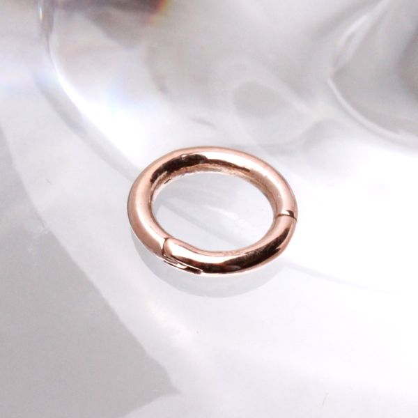14Kt. Rose Gold Seamless Clicker Ring Fashion Hut Jewelry
