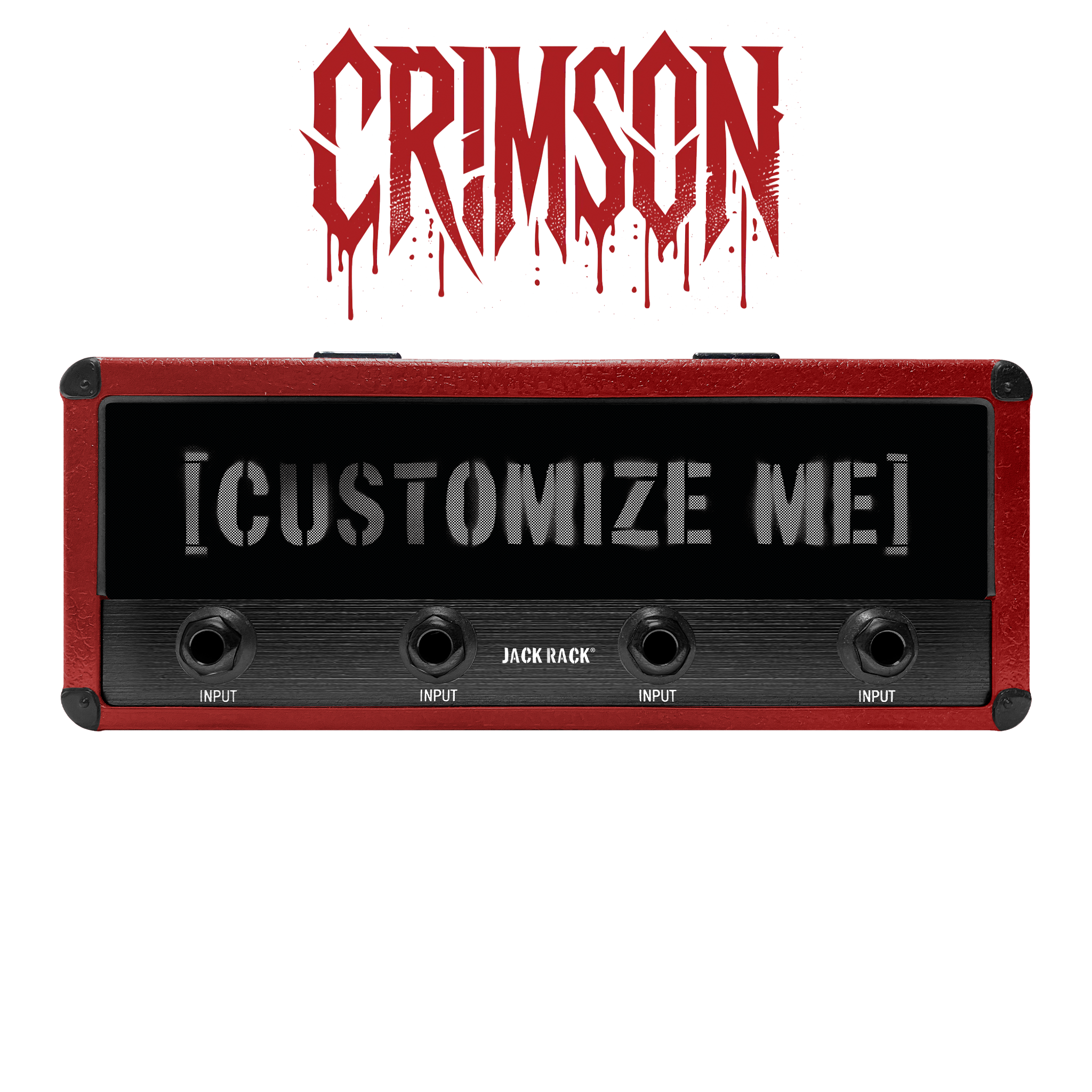 "Crimson" Jack Rack® Shell Pluginz Keychains