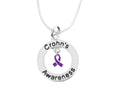 Crohn's Awareness Round Charm Necklaces The Awareness Company