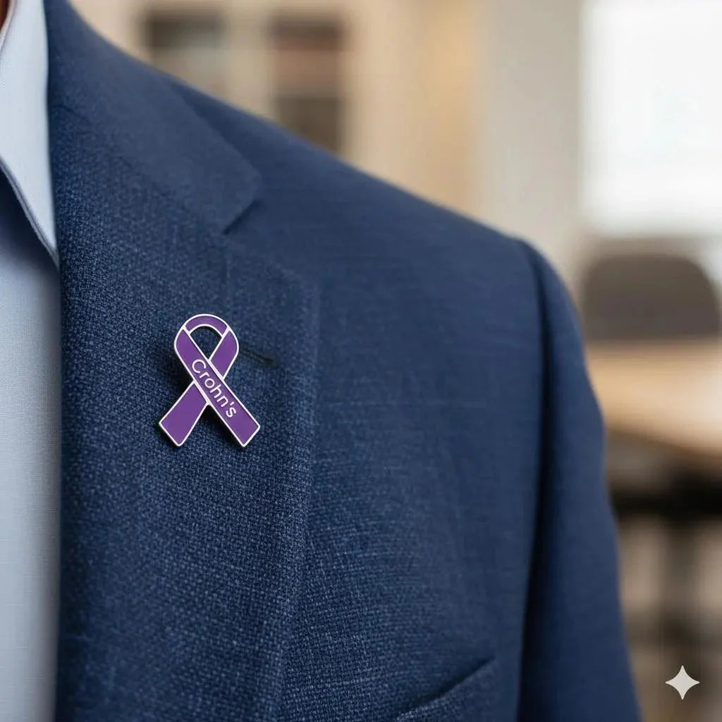 Crohn's Disease Awareness Ribbon Pins The Awareness Company