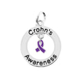 Crohn's Disease Circle Charms The Awareness Company