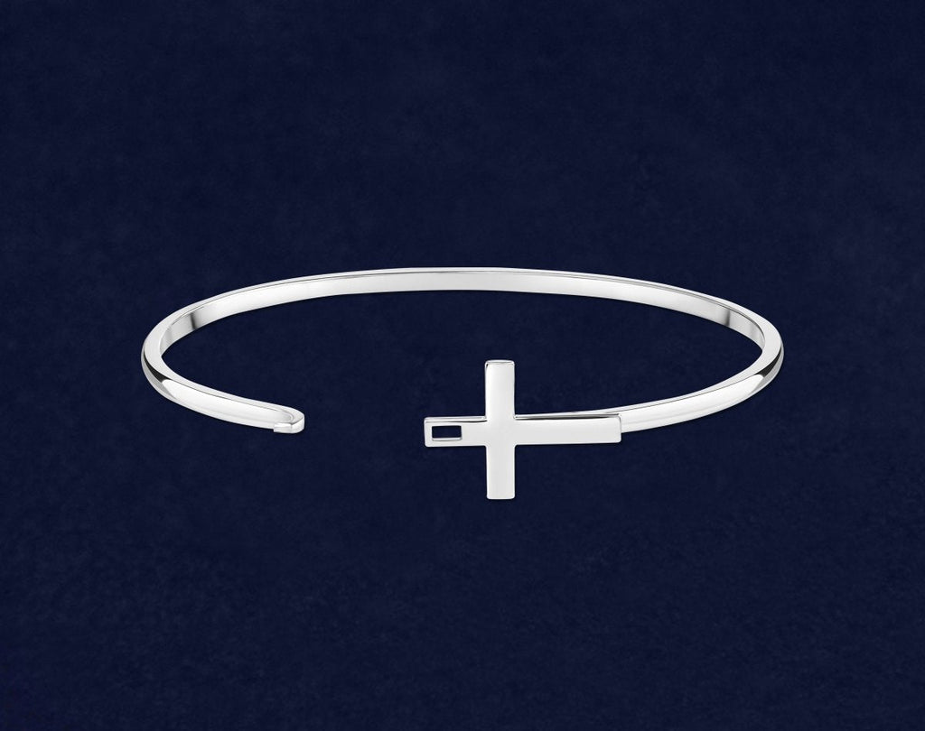 Cross Bangle Bracelets The Awareness Company