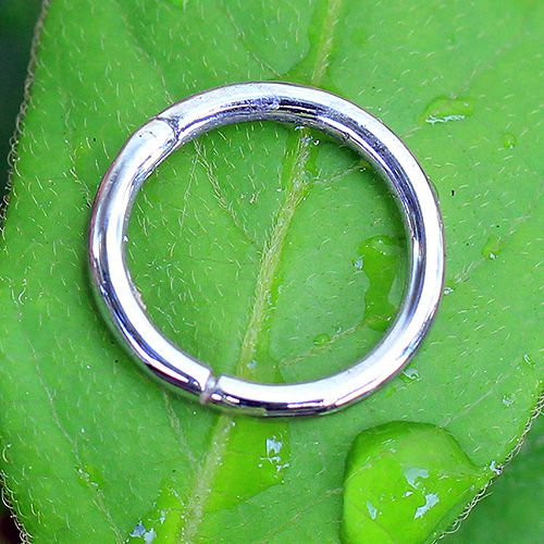 14Kt. White Gold Seamless Clicker Ring Fashion Hut Jewelry