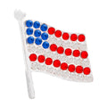 Crystal American Flag Pins The Awareness Company