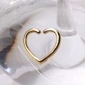 14Kt Yellow Gold Heart Shaped Cartilage Earring Fashion Hut Jewelry