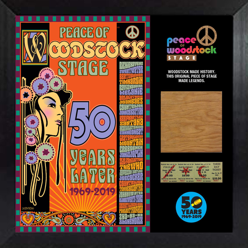 Woodstock Stage Collectible #1 Peace Of Stage LLC