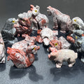 Small Soapstone Animals Carvings (Packs of 10) Wholesale Miniatures Amazing Crystals