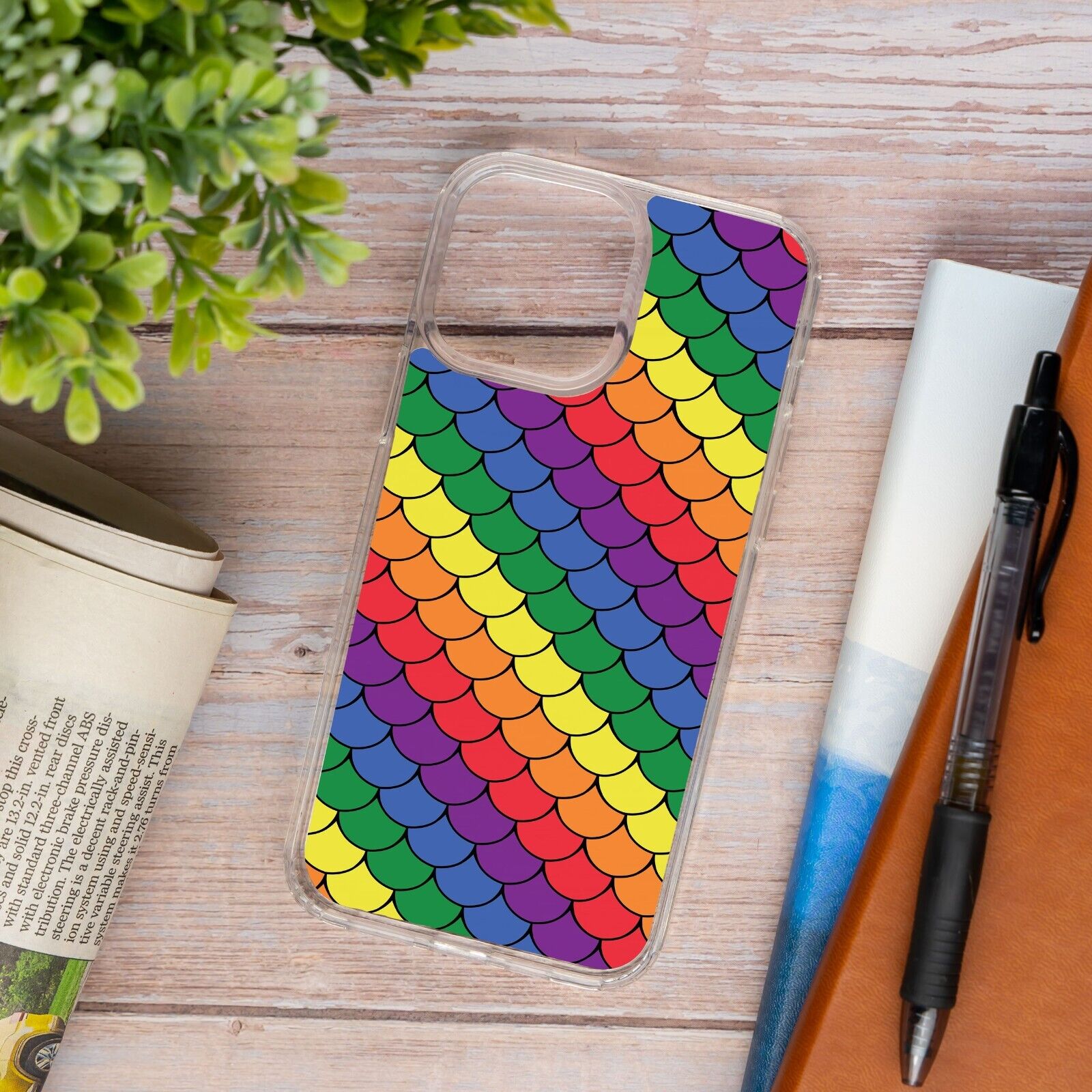 Pride HD Apple iPhone 16 Mag-Safe Phone Case Affinity Bands