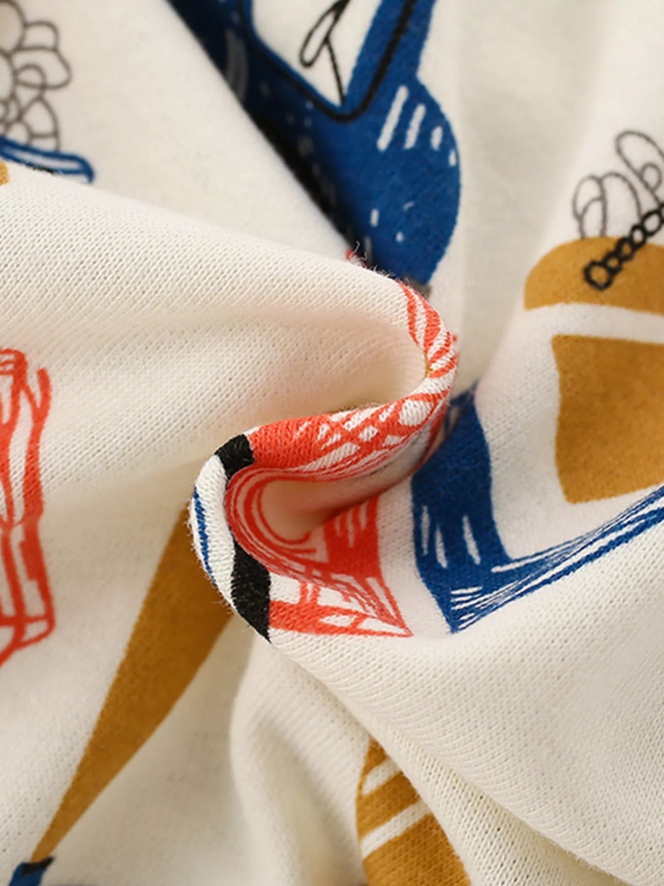 Boys Cartoon Vehicle Print Crew Neck Sweatshirt NicholesGifts