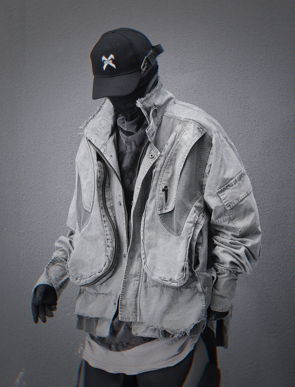HiJ41 Grey Cyber IX Jacket Niepce