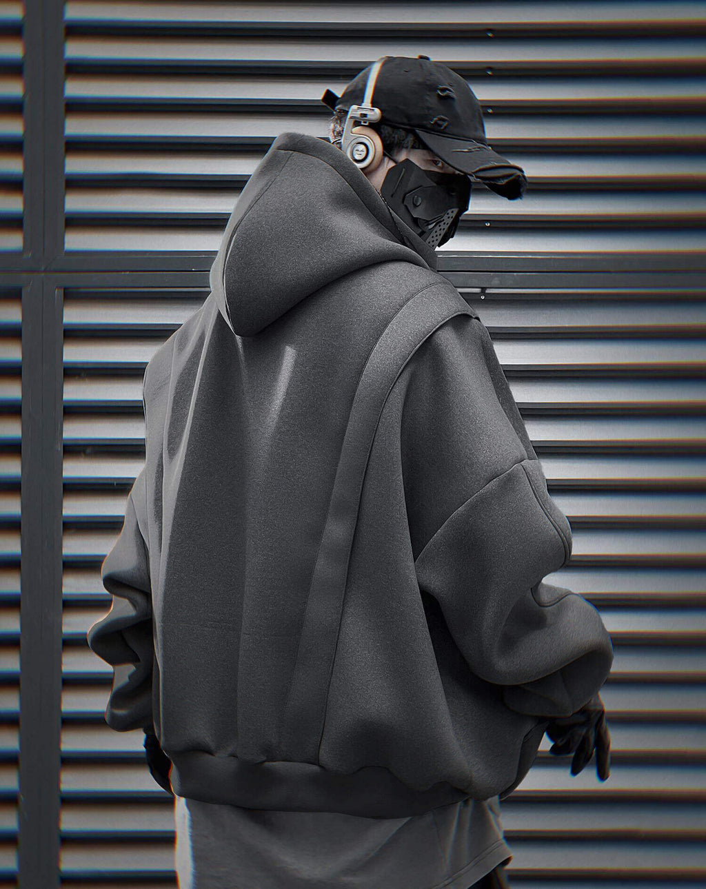 HiH50 Grey Nexus Hoodie Niepce