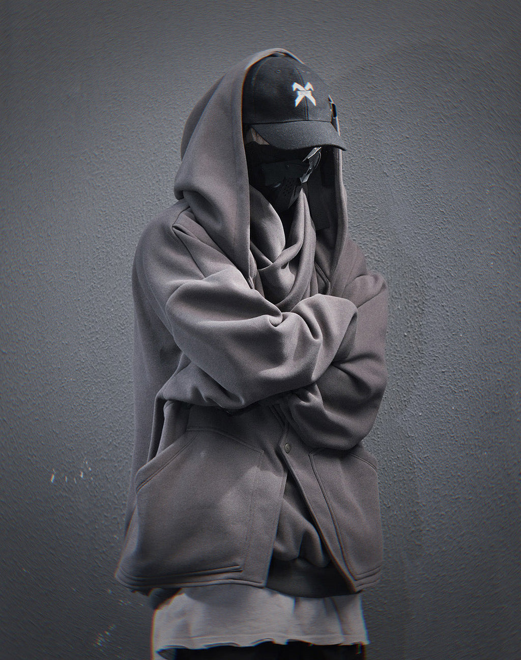 HiH57 Grey Assassin Hoodie Niepce