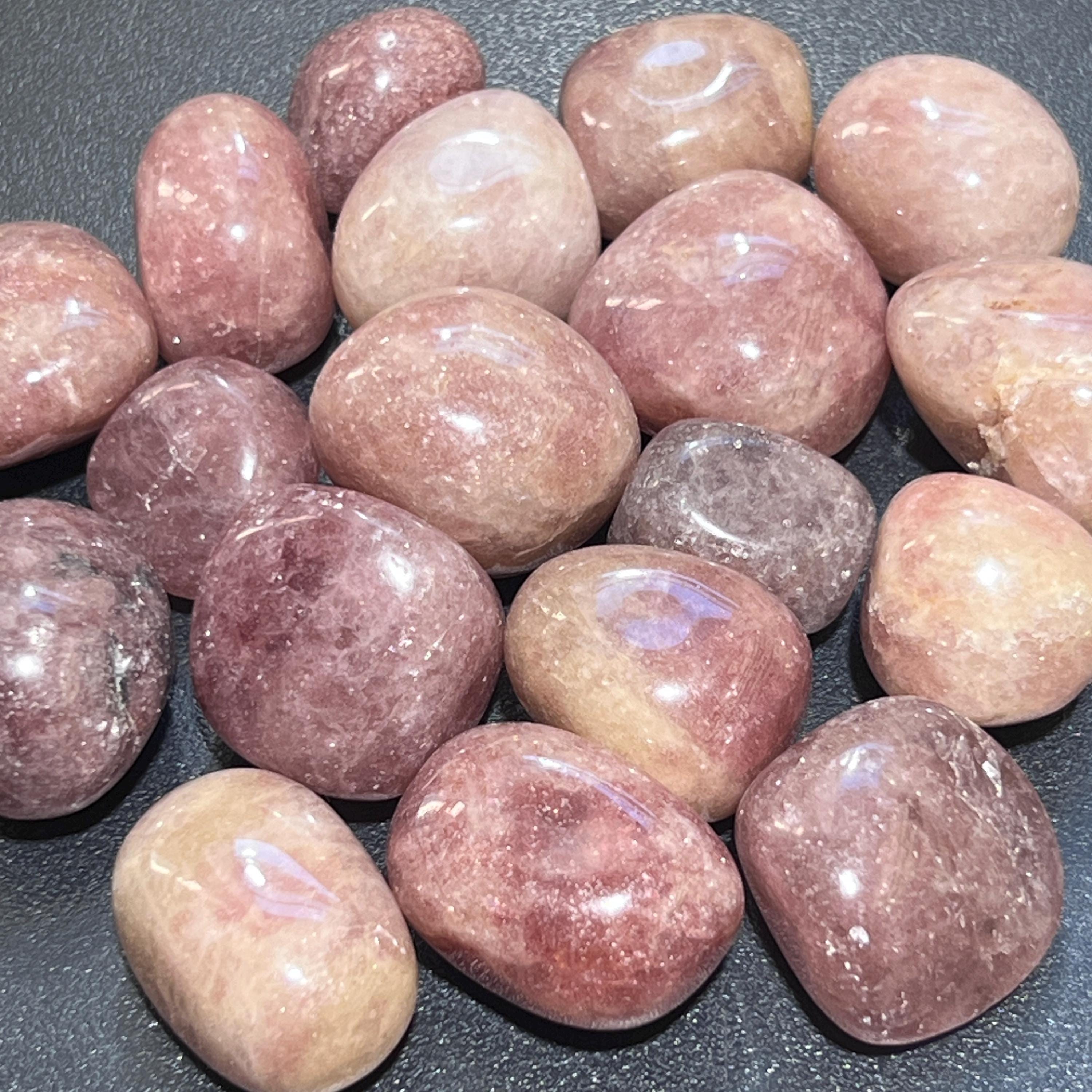 Red Strawberry Quartz Tumbled Stones Amazing Crystals