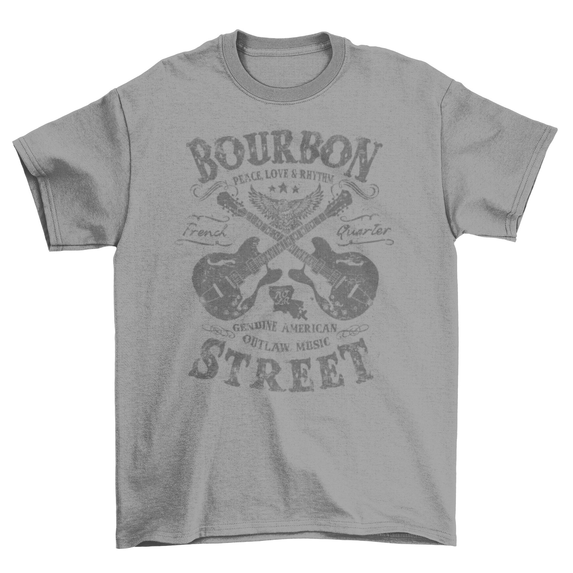 Bourbon Street Outlaw Design T-Shirt Taboo