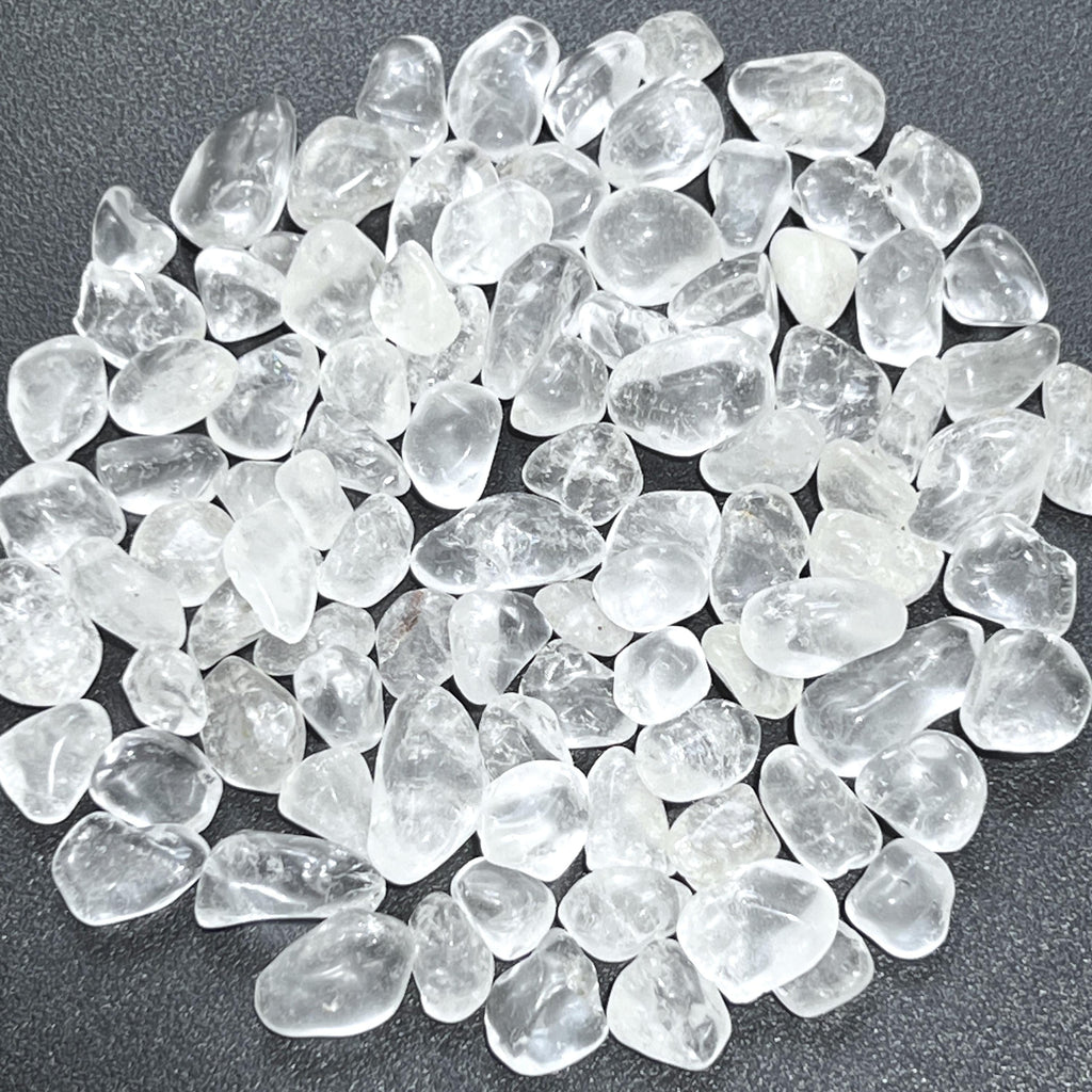 Clear Quartz Crystal Small Tumbled Stones (By The Ounce or Pound) Wholesale Amazing Crystals