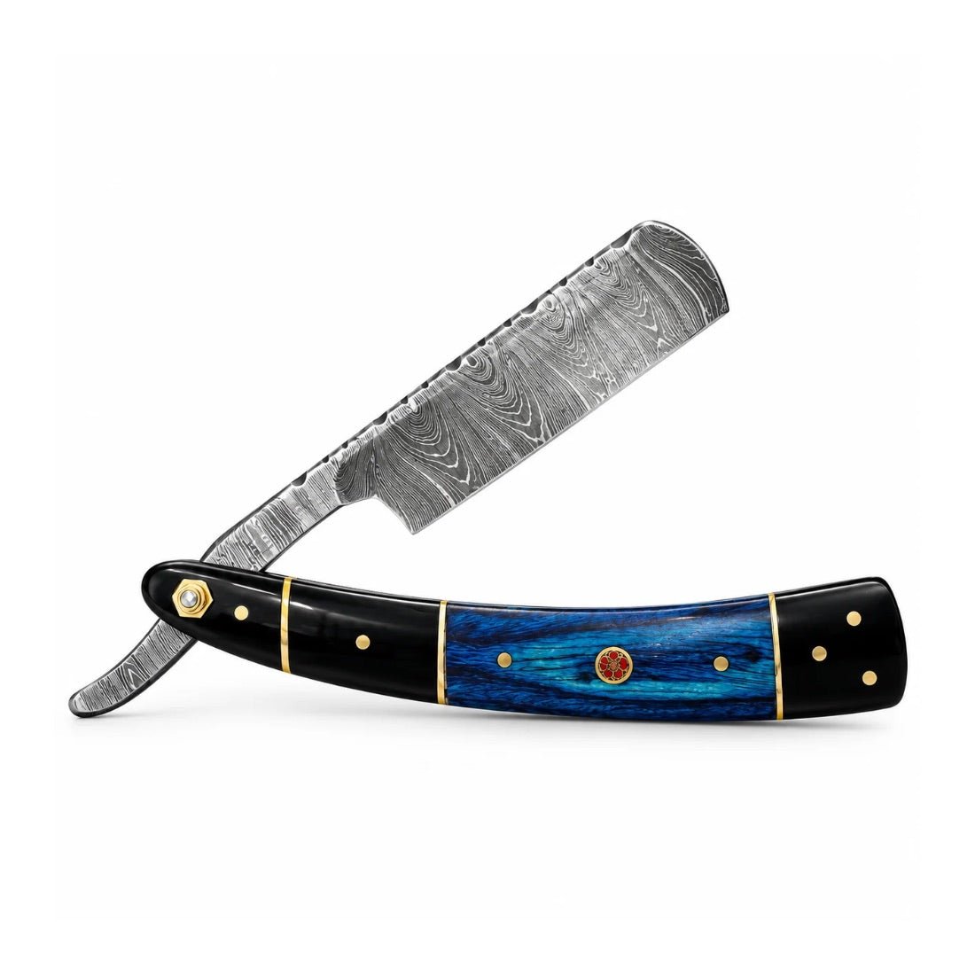 Damascus Steel Straight Razor Shave Essentials