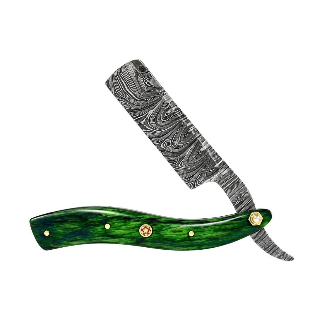 Damascus Steel Straight Razor Shave Essentials