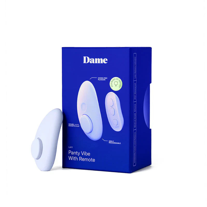 Dame Lay Panty Vibe with Remote Control Adult Toy Box