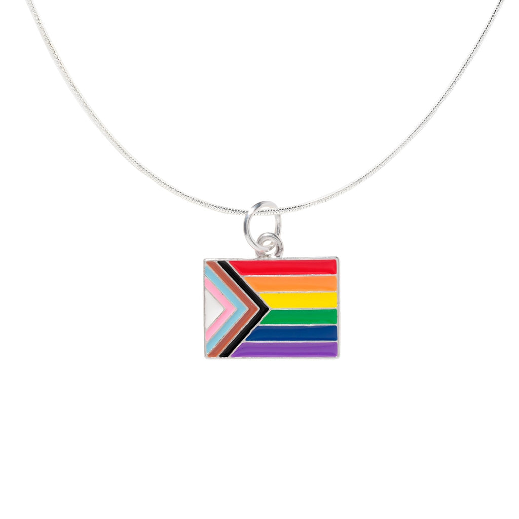Daniel Quasar Flag Charm Necklaces The Awareness Company