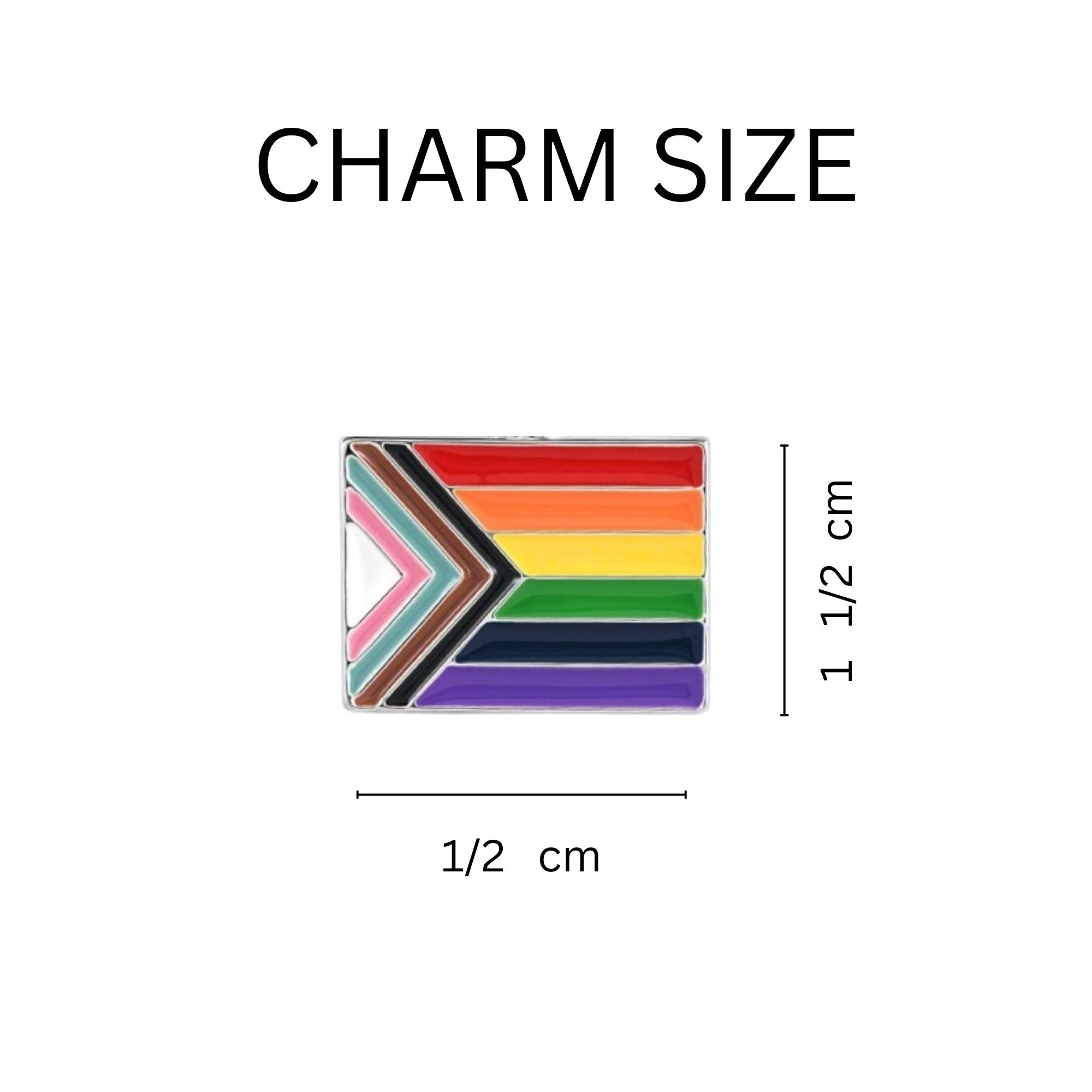 Daniel Quasar Flag Charm Stretch Bracelets The Awareness Company