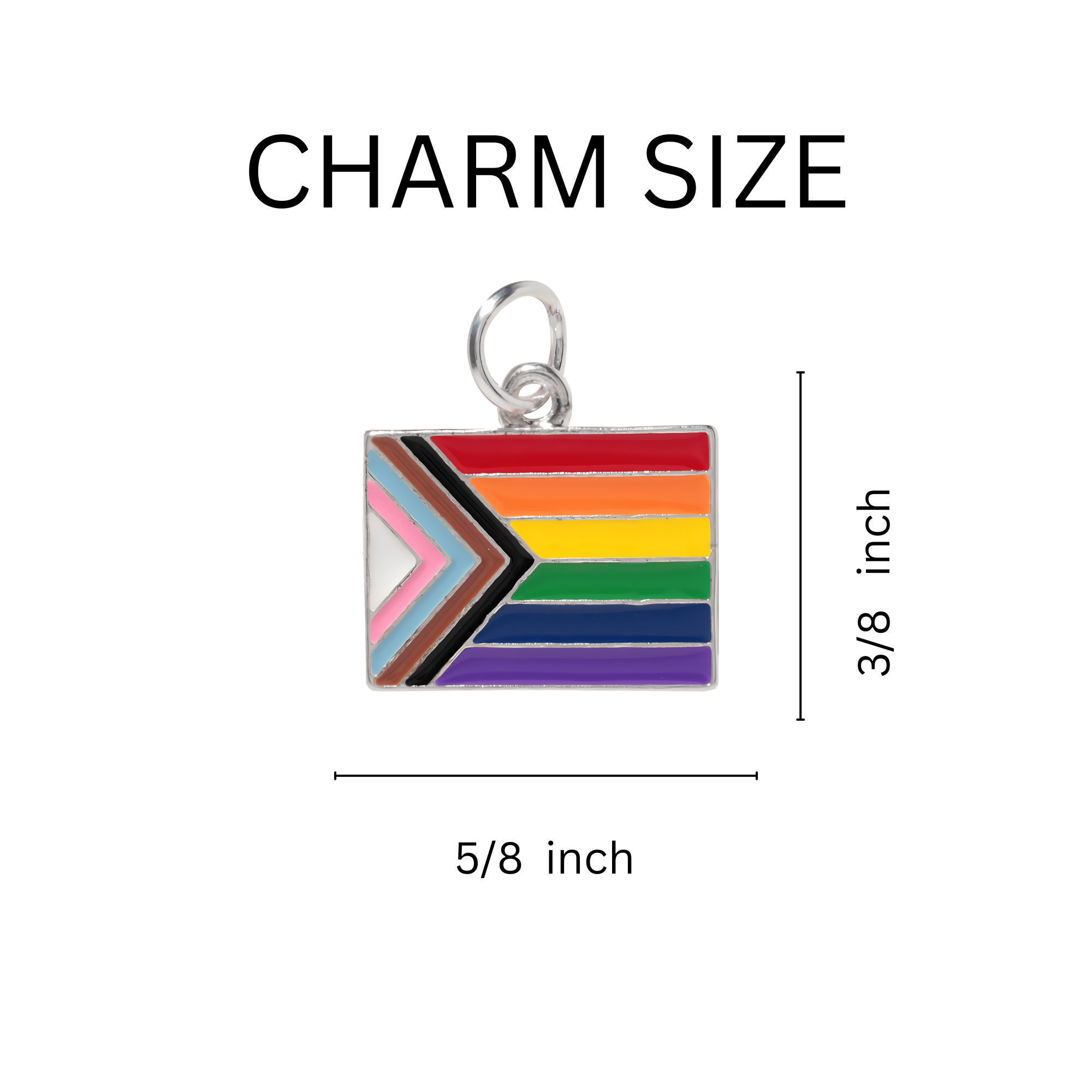 Daniel Quasar Flag Charms The Awareness Company