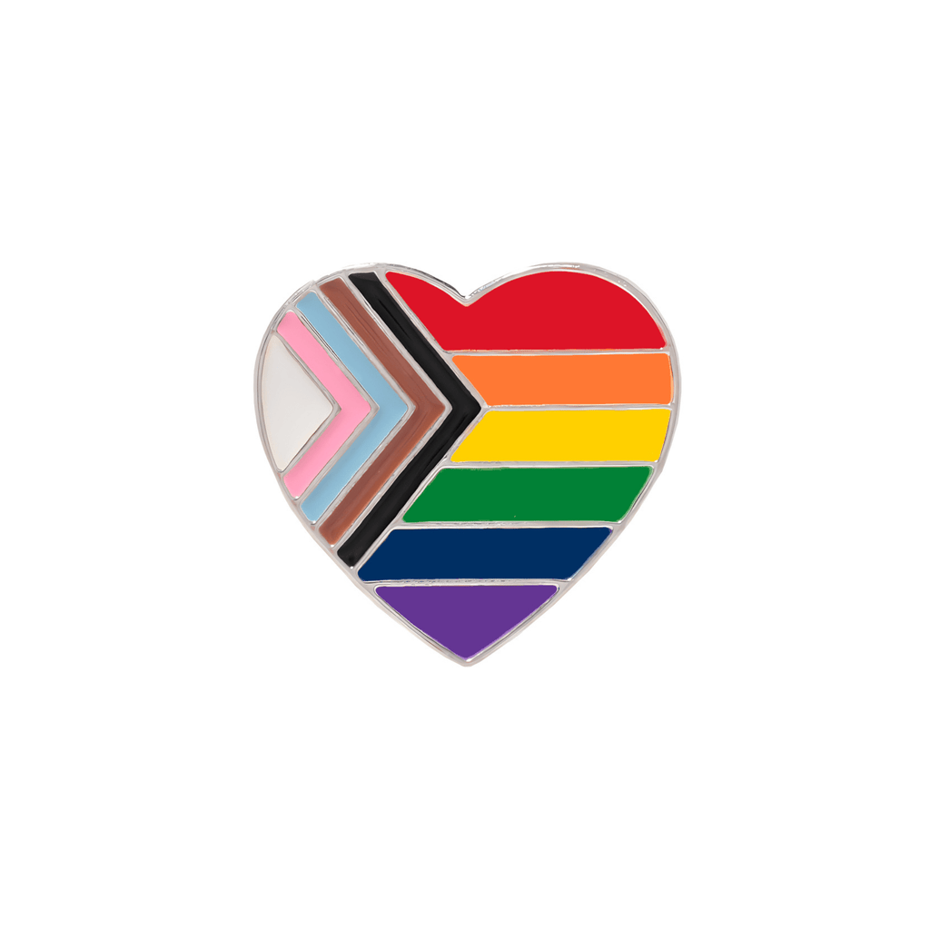 10 Pack Daniel Quasar Flag Heart Pins The Awareness Company