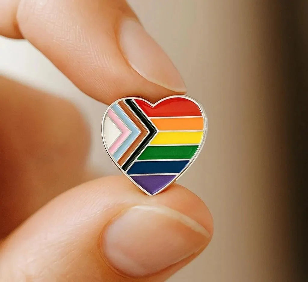 Daniel Quasar Flag Heart Pins The Awareness Company