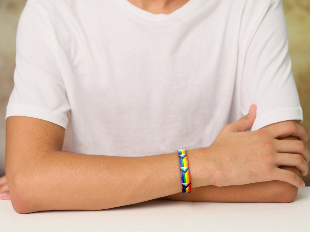 Daniel Quasar Flag Silicone Bracelets The Awareness Company
