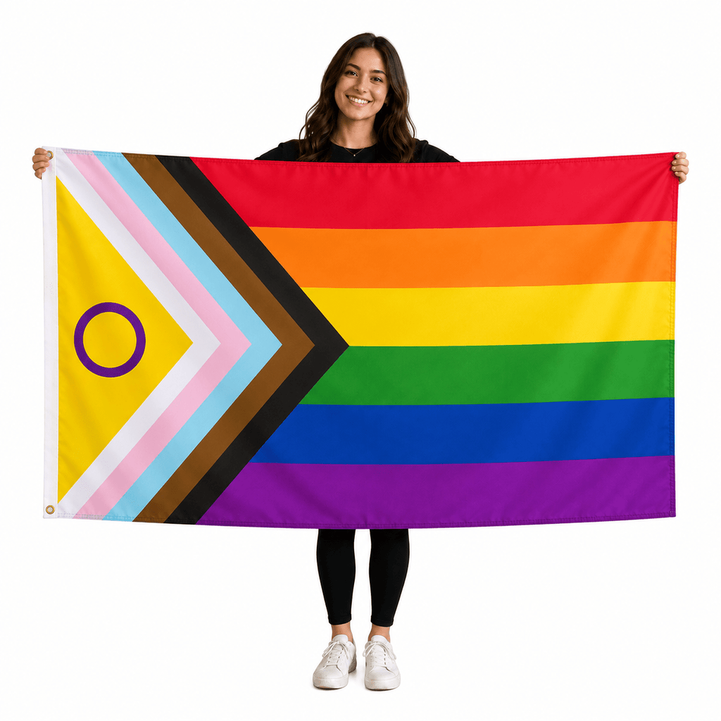 Daniel Quasar Inclusive Gay 3 Feet by 5 Feet Nylon Flag The Awareness Company