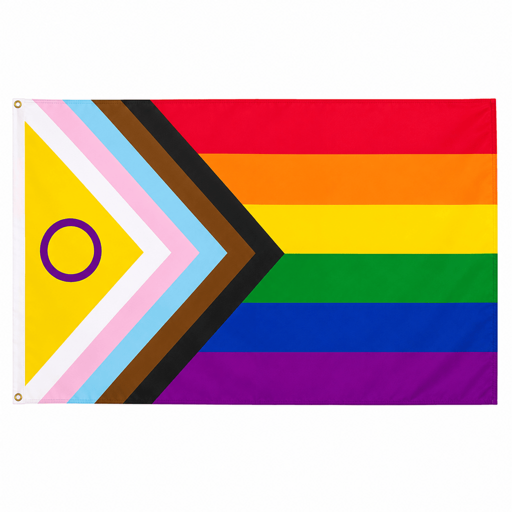 Daniel Quasar Inclusive Gay 3 Feet by 5 Feet Nylon Flag The Awareness Company