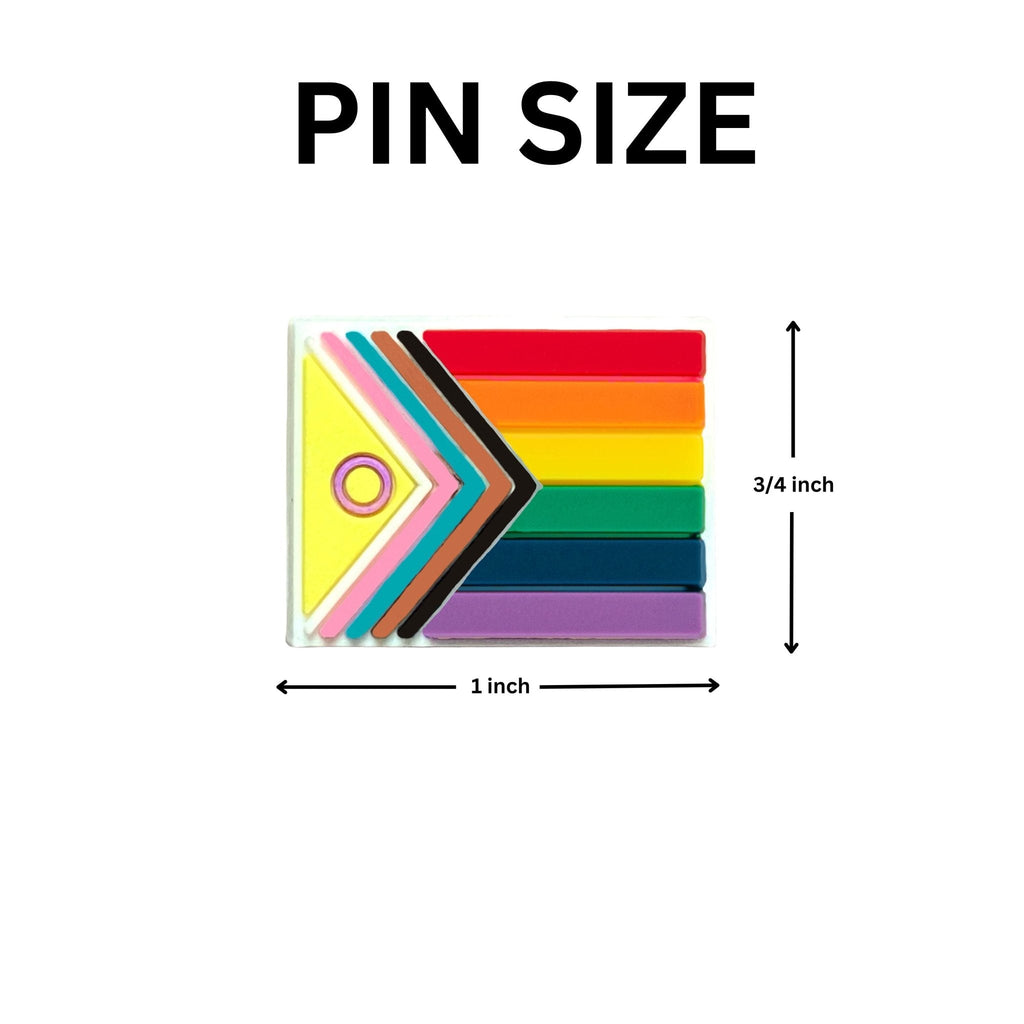 10 Pack Daniel Quasar Intersex-Inclusive Flag Lapel Pins The Awareness Company