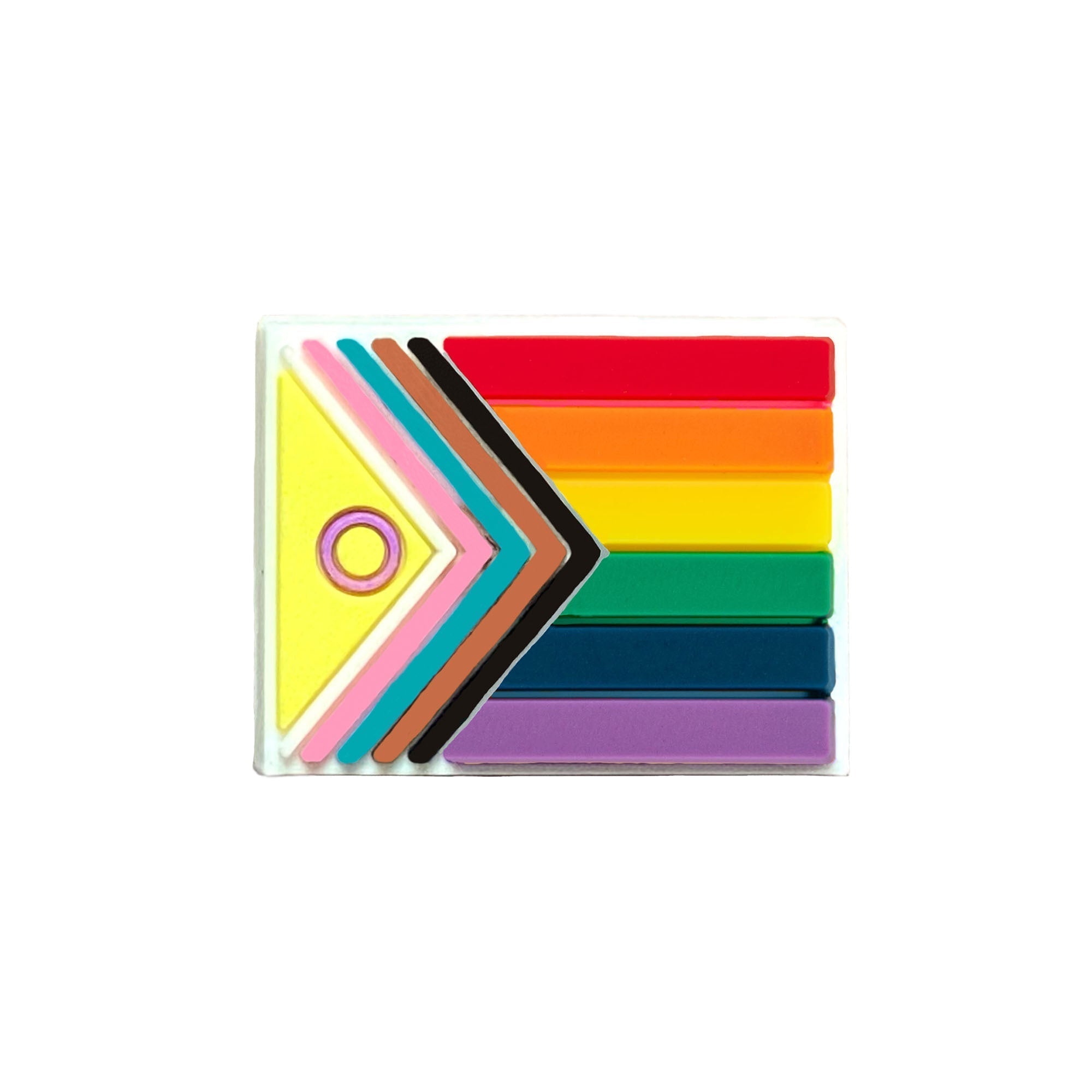 Daniel Quasar Intersex-Inclusive Progress Pride Flag Lapel Pins The Awareness Company