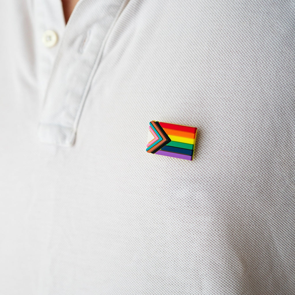 Daniel Quasar Rectangle Shaped Flag Silicone Flag Pins The Awareness Company