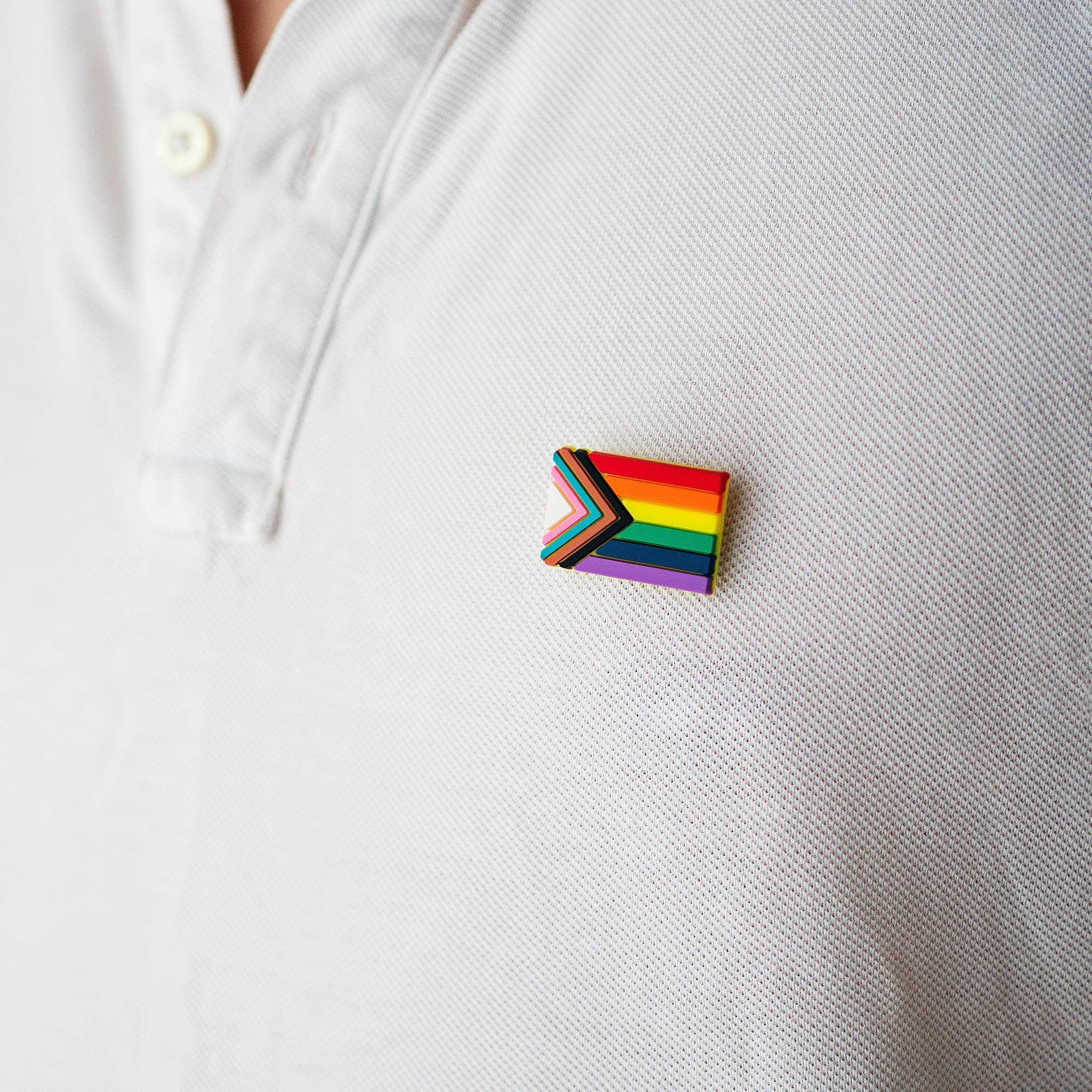 Daniel Quasar Rectangle Shaped Flag Silicone Flag Pins The Awareness Company