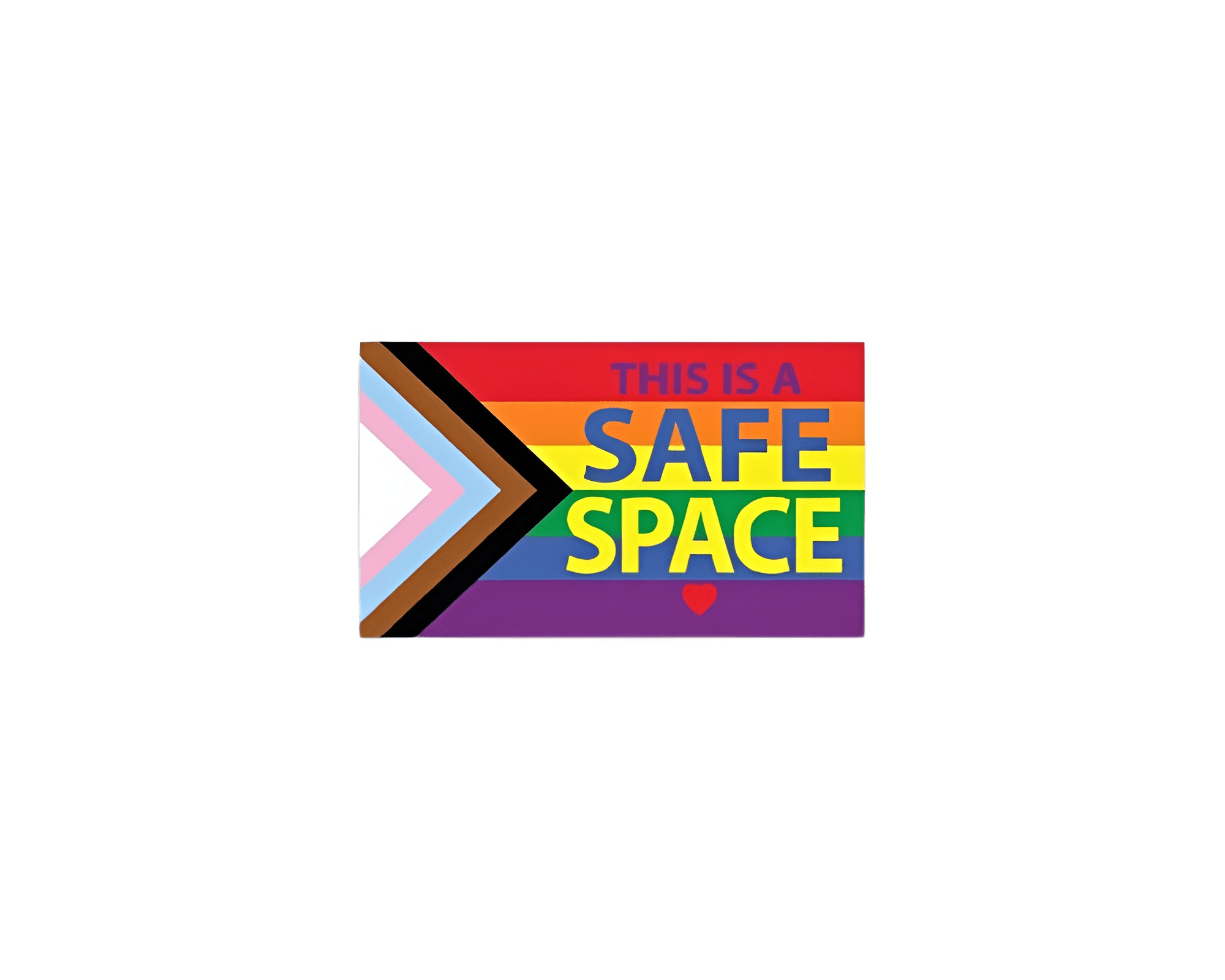 25 Pack Daniel Quasar Safe Space Rainbow Flag Decals The Awareness Company