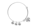 Dark Blue Ribbon Arthritis Awareness Heart Retractable Charm Bracelets The Awareness Company
