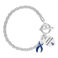 Dark Blue Ribbon Arthritis Awareness Rope Bracelets The Awareness Company