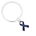 Dark Blue Ribbon Arthritis Awareness Split Style Keychains The Awareness Company