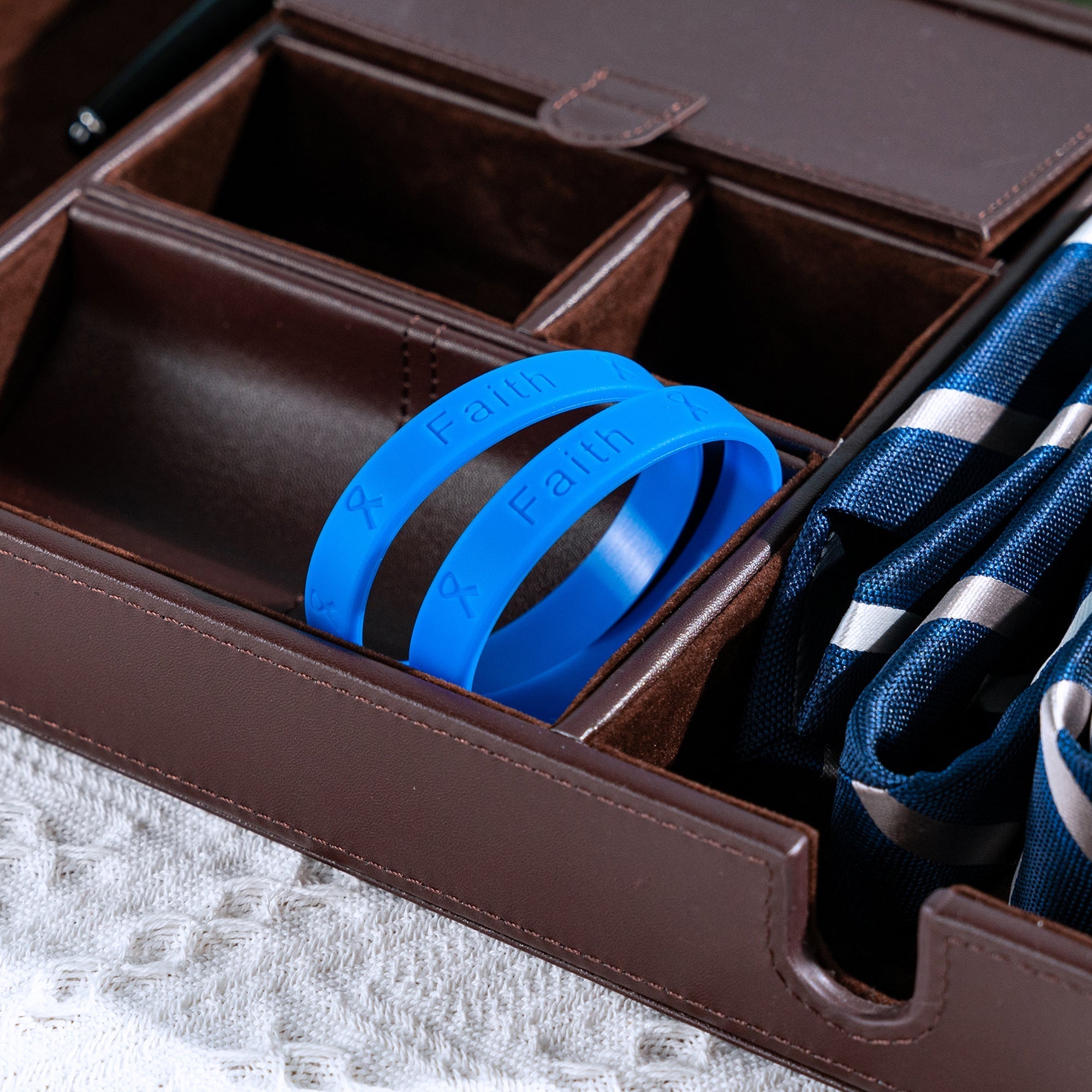 Dark Blue Silicone Bracelets The Awareness Company
