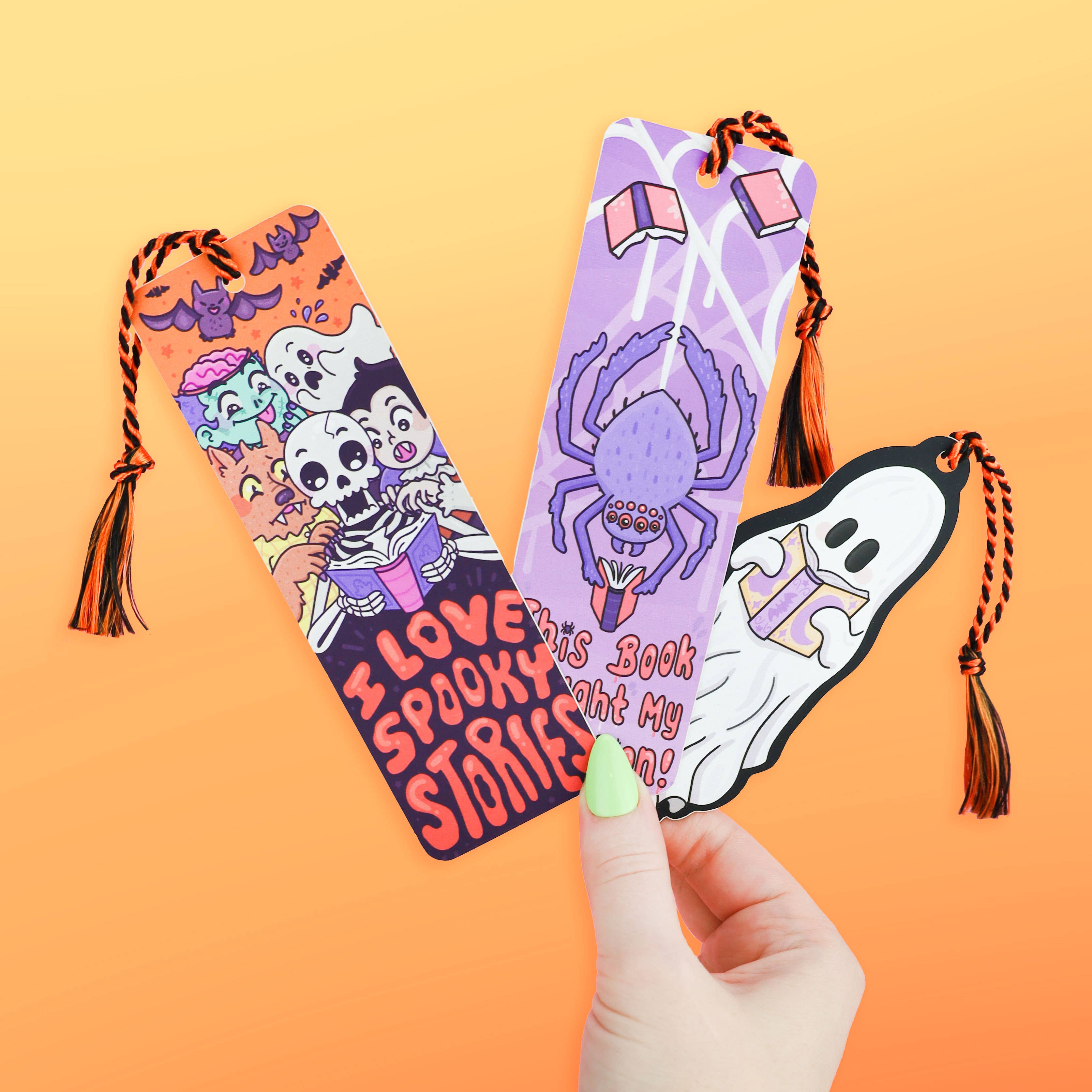 Turtle's Soup - I Love Spooky Stories Reader Gift Bookmark with Tassel Tia Chucha's Centro Cultural & Bookstore