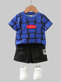 Baby and Toddler Boys Printed Short Sleeve Tee and Shorts Set NicholesGifts