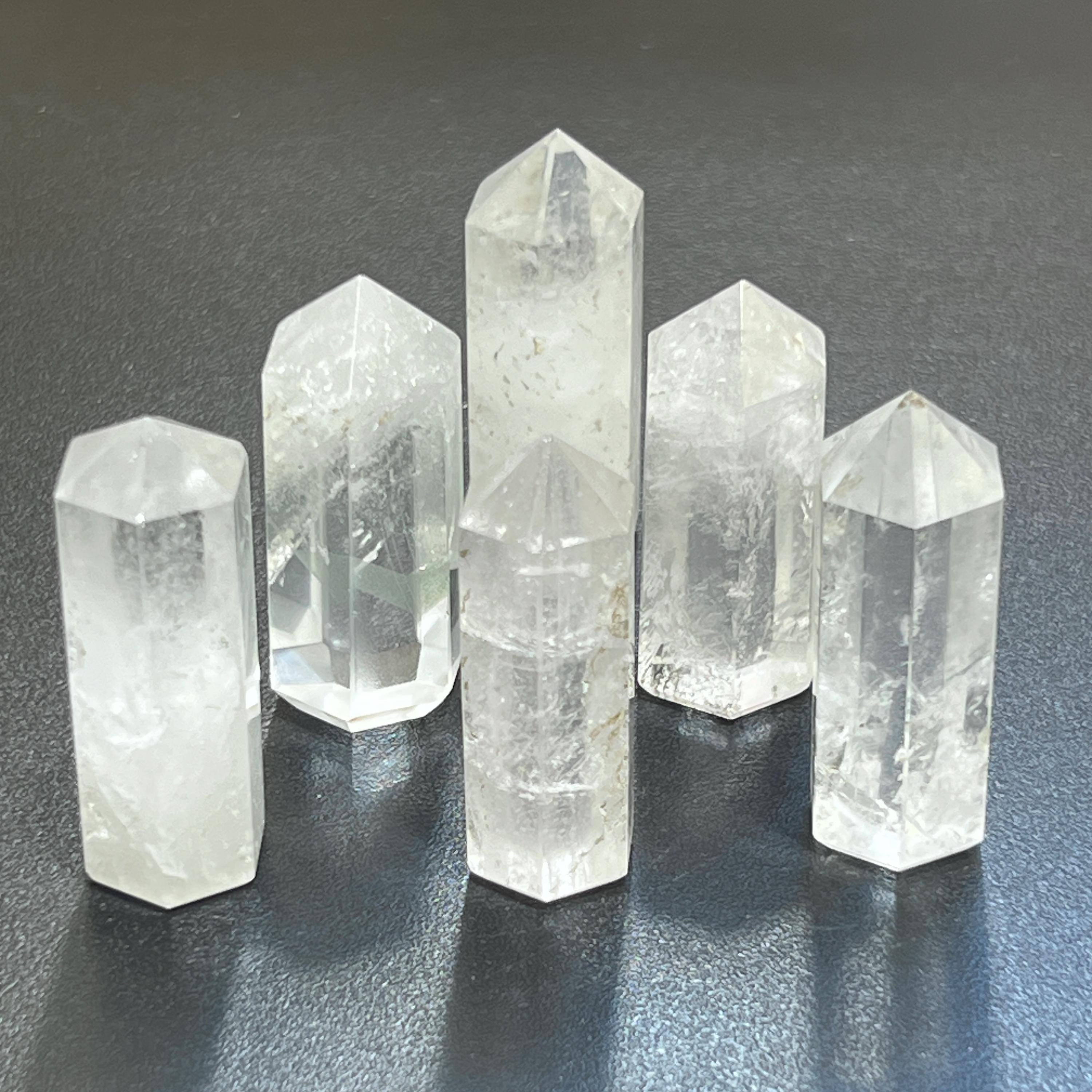 Clear Quartz Crystal Point Tower Obelisk Carving Wholesale Amazing Crystals