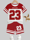 Boys 23 Number Graphic Tee and Shorts Set NicholesGifts
